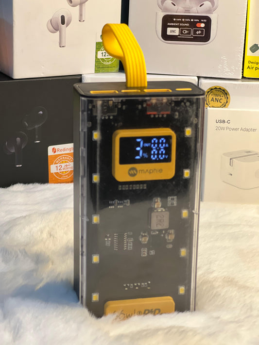 Maphie 66W Fast Charging Powerbank – 20,000mAh High-Capacity Battery Pack